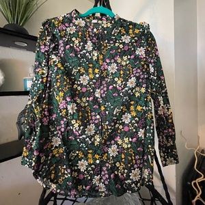 Floral Old Navy Button up Blouse